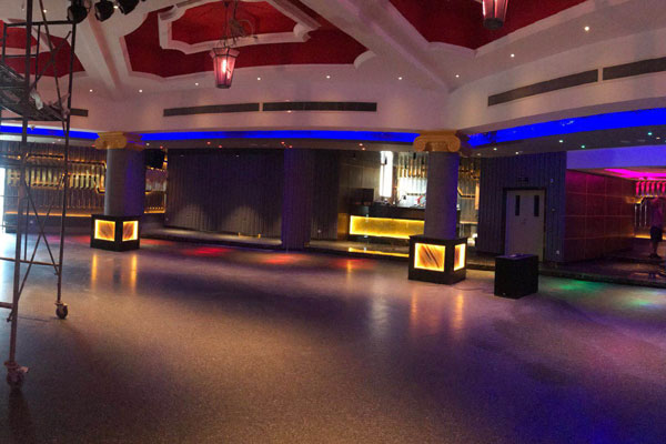 成都岷山演艺吧装修设计现场照片